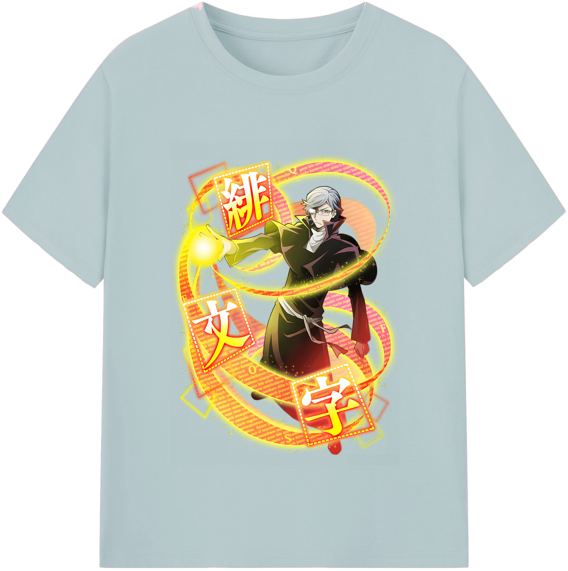 （画像用） 文豪ストレイドッグス Bungo Stray Dogs 綿100％半袖Tシャツ（フロントプリント）